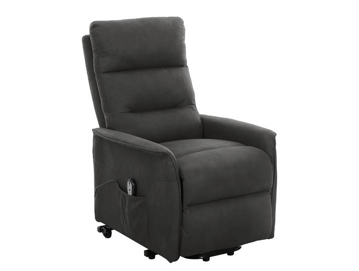 Fernsehsessel Grau/Anthrazit Microfaser 67 x 102 x 87cm