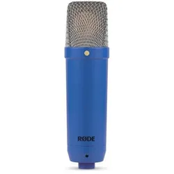 RØDE NT1 Signature Cobalt Blau Mikrofon mit PSA-1+ Gelenkarm WH, Mikrofon