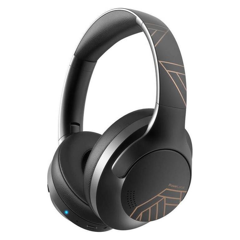 PowerLocus Wireless Headphones P3 (black-gold) (45 h, Kabelgebunden, Kabellos) (pwl-p3-blackgold)