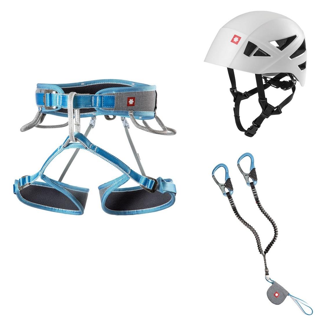 Ocun Via Ferrata Twist Tech Eco Captur Lite Swivel Shard Set (05629-L-XL-Grey / Blue)