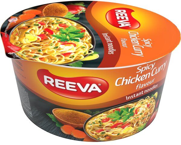 Reeva Instant Nudler Spicy Kylling Karry, 75 G
