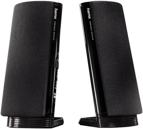 Hama E 80 2.0 PC-Lautsprecher Kabelgebunden 2.5 W Schwarz