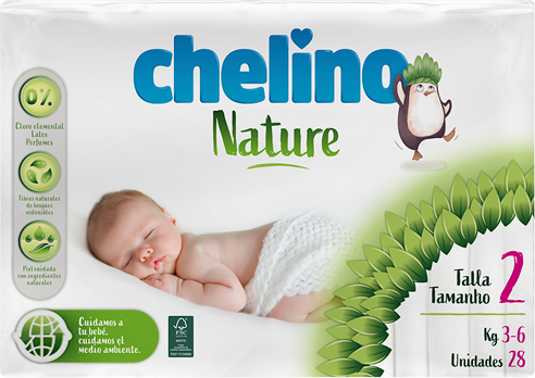 Chelino Windeln 28 Einheiten Größe 2
