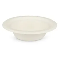 Pack4Food24 Suppen/Imbiss/Dessert Schalen Bagasse/Zuckerrohr rund weiÃ Ø17,5cm 6,7cm hoch 750ml