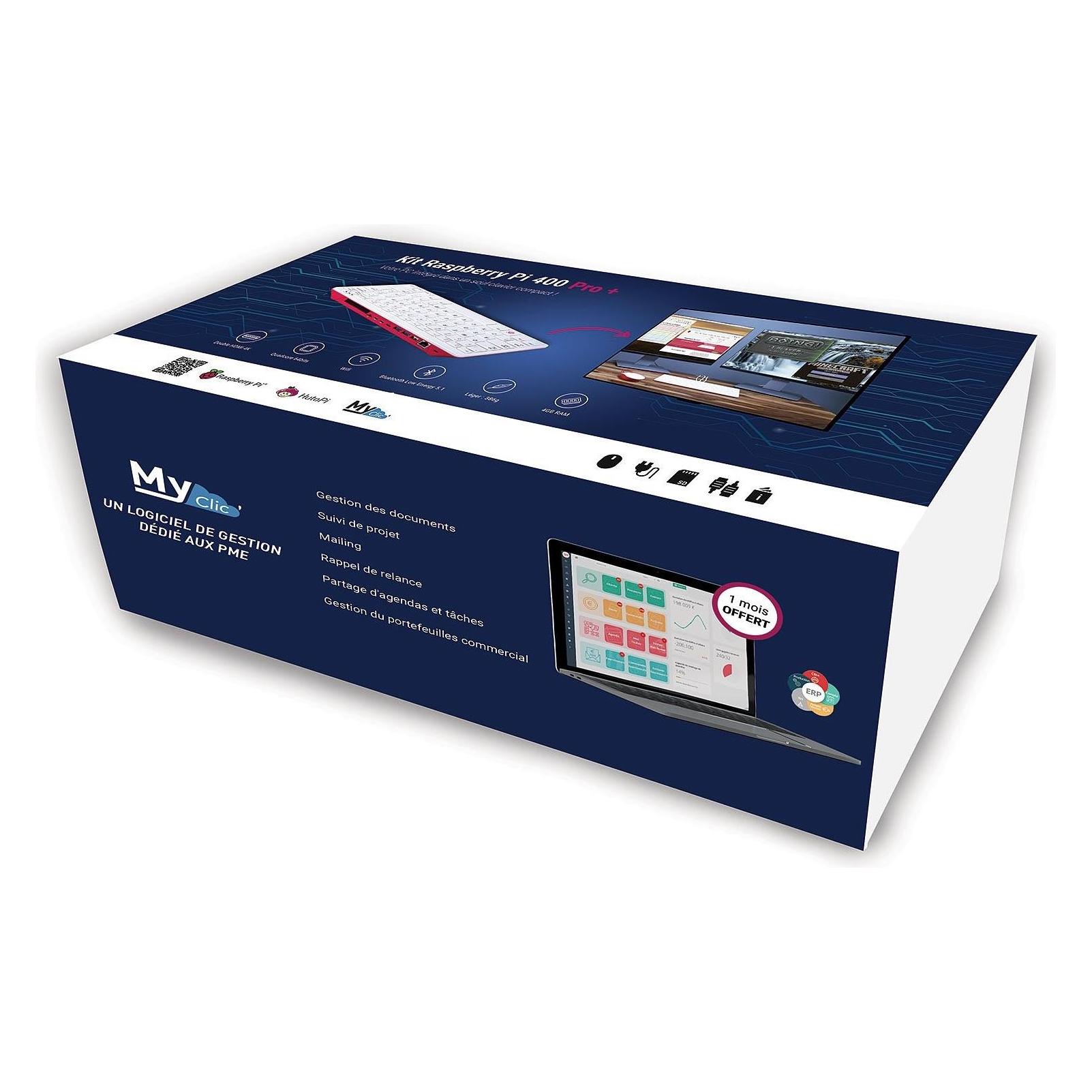 Raspberry Pi 400 Pro+ 64 GB Kit (FR version) (SC0386PRO+)