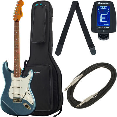 Squier CV 60s Strat LPB Bundle Lake Placid Blue