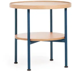 Magis Motta Beistelltisch, eiche natur / blau