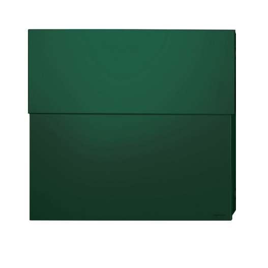 Radius Design Letterman XXL 2 Briefkasten (ohne Klingel, dunkelgrün (RAL 6005), ... ohne Klingel | dunkelgrün (RAL 6005) | ohne Pfosten 562 O