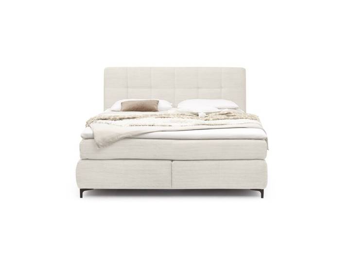 Trendstore Jale Mix/Max Boxspringbett in Cord, inkl. 2 Matratzen