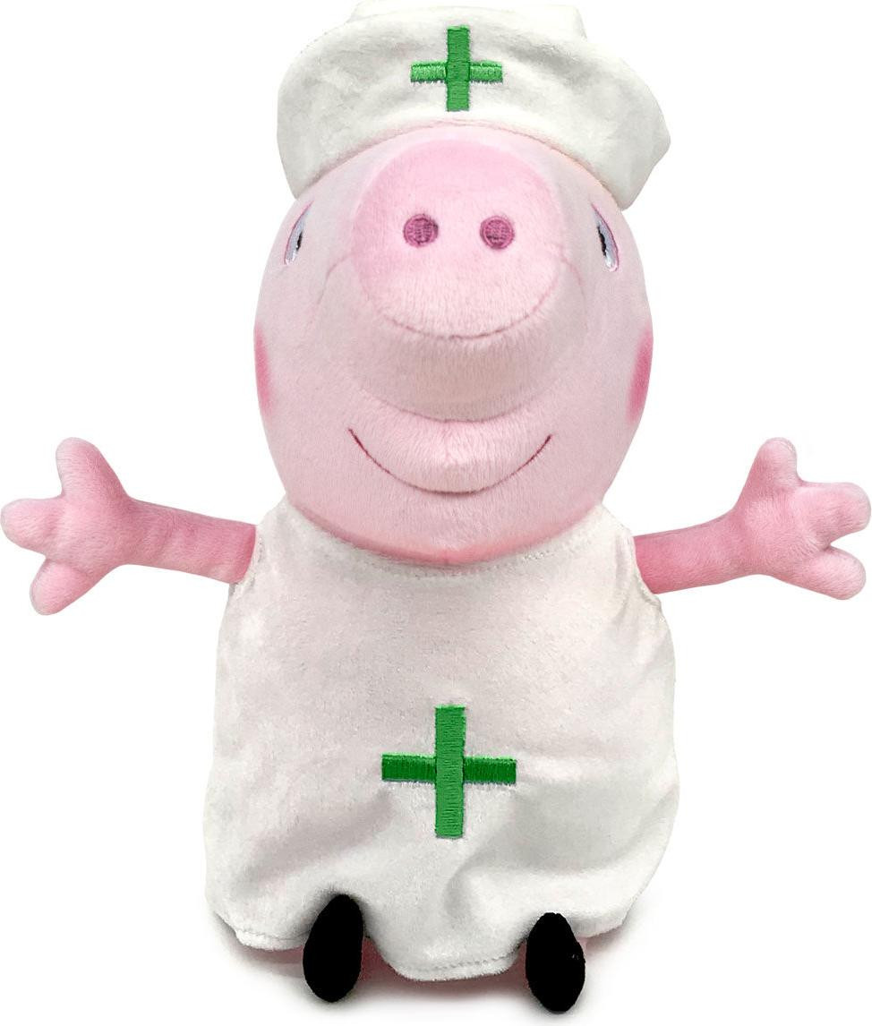 Peppa Pig Verpleegster Pluche Knuffel Play By Play Toys, 20 cm