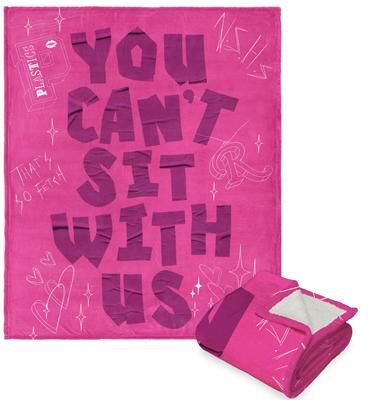 Northwest Mean Girls Silk Touch Sherpa Throw Blanket
