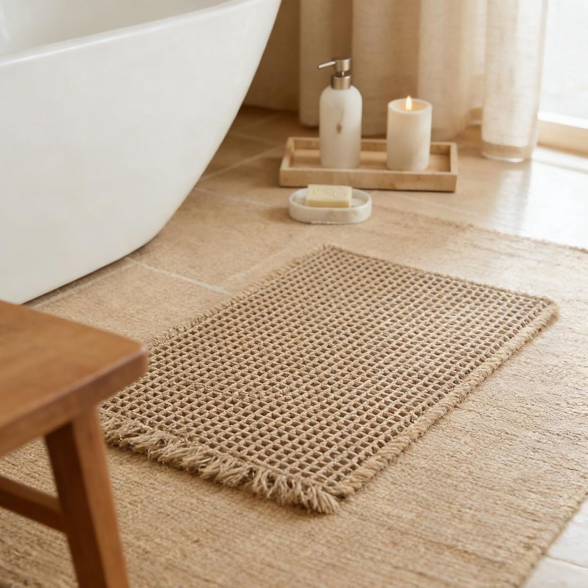 Luxento Badmat Antislip Wasbaar - Luxe Badkamer Decoratie