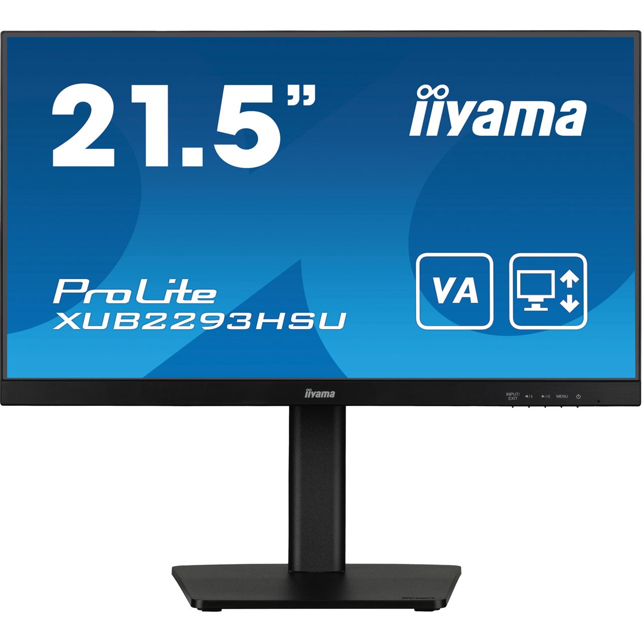 21,5" (54,61cm) iiyama ProLite XUB2293HSU-B7 schwarz 1920x1080 1x DisplayPort 1.2 / 1xHDMI 1.4