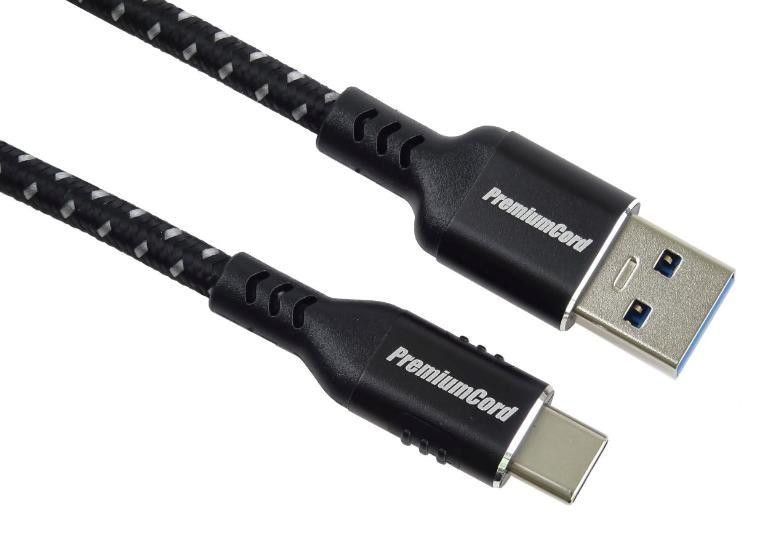 PremiumCord USB-C naar USB 3.0 kabel, 5 Gbit/s, 3 meter