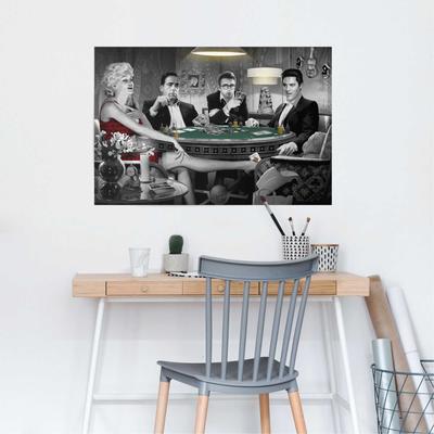 Poster REINDERS "Chris Consani - four of a kind", schwarz (farbe bild(er): schwarz), B:91,5cm H:61cm T:0,1cm, Holzwerkstoff, Bilder, Poster