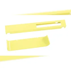 PROREGAL Farbcodierung Recyclingset für Wertstoffsammler Connector Bin | Aluminium | Gelb