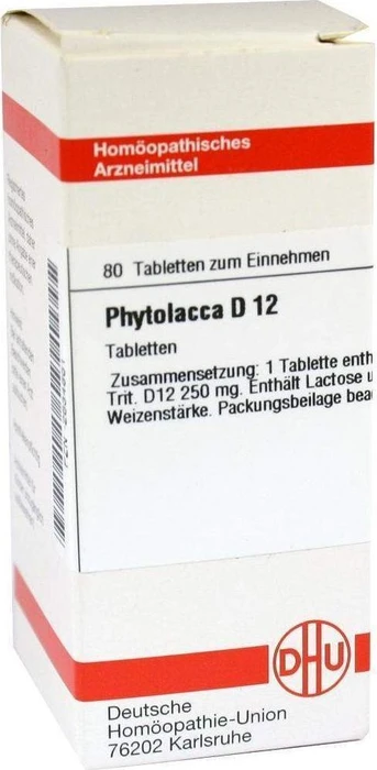 Phytolacca D 12 Tabletten 80 St