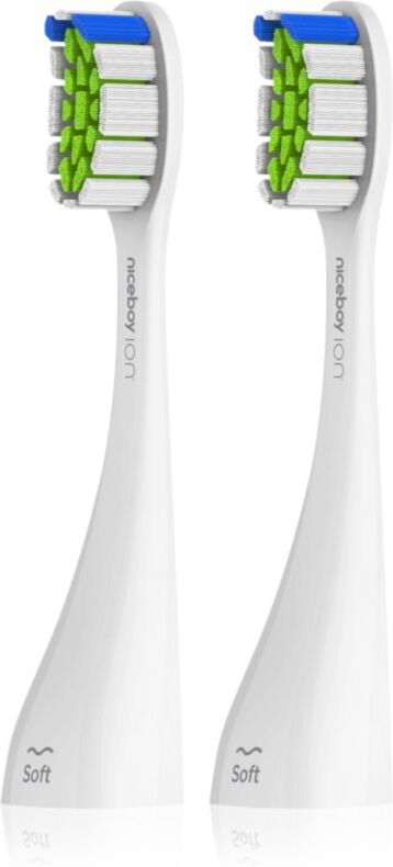 Niceboy ION Sonic PRO UV toothbrush tête de rechange soft White 2 pcs