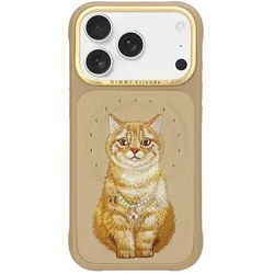 Nimmy Etui Lucky Fashion Cat MagSafe do iPhone 17 Pro brązowy (Apple iPhone 17 Pro), Smartphone Hülle, Braun