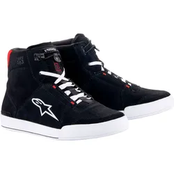 Alpinestars Chrome, Schuhe - Schwarz/Weiß/Neon-Rot - 13