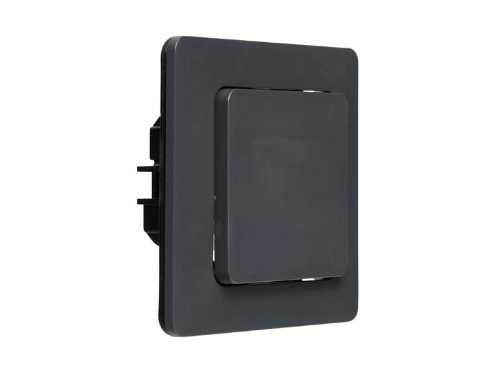 Max Hauri Unterputz-Schalter S3 Anthrazit 30 × 90 mm