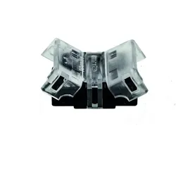 Rutec Zubehör für LED Strip VARDAflex (einfarbig, Breite 1cm) - Direktverbinder PUSH SPACE, IP20, transparent matt RU-70536