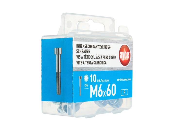 Ayce Innensechskant-Zylinderschraube M6 × 60 mm