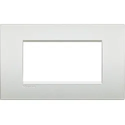 Legrand LNC4804PR Abdeckrahmen LIVINGLIGHT AIR, 4-modulig, Farbe: Pearl