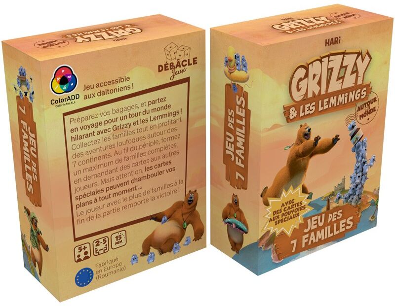 Débacle Jeux Grizzy & les lemmings Le Jeu de 7 familles