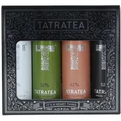 Tatratea Miniatur Tastingset - 4x 40ml - Likör auf Tee-Basis