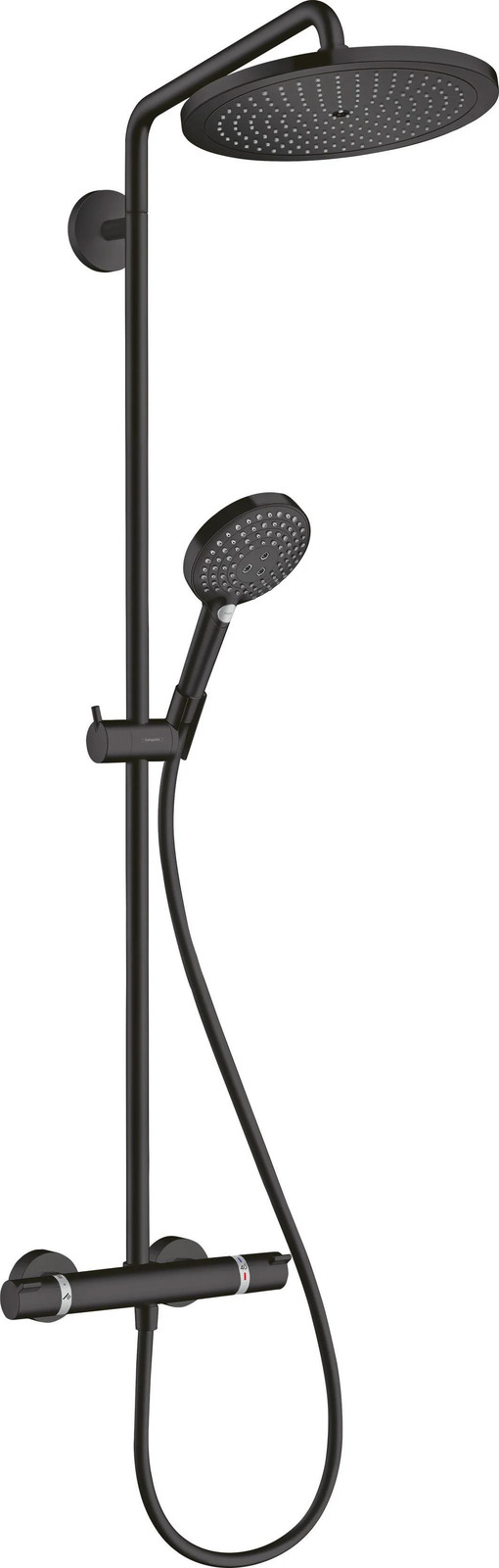 Hansgrohe douchekolom Croma Select S 280 met Raindance handdouche, matzwart