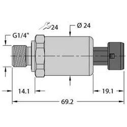 Turck Drucktransmitter PT600R-2104-I2-MP11