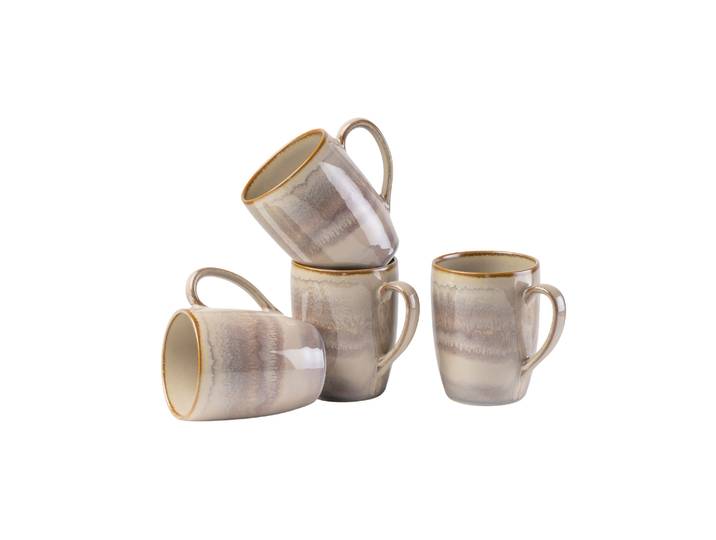 Becher GIPFELSTÜCK Nebelwald , beige, 4, Trinkgefäße, Becher