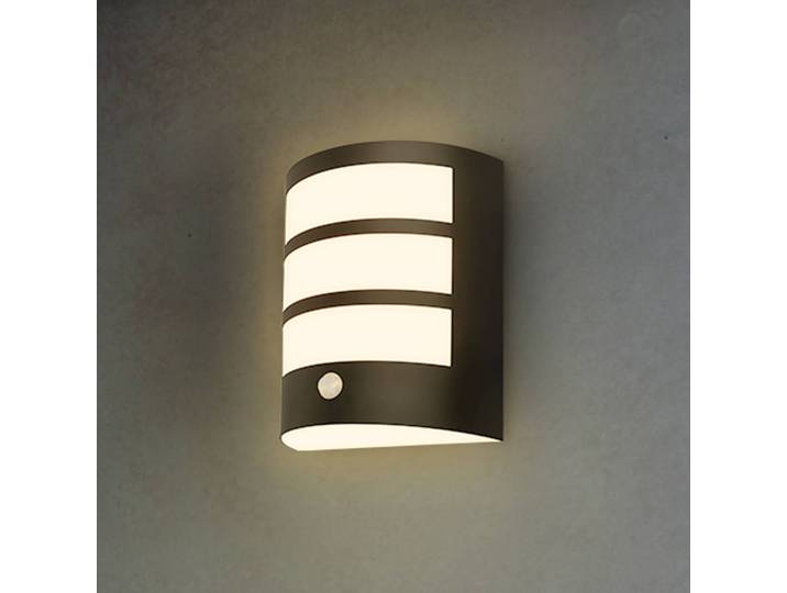 Briloner Aussenwandleuchte mit Bewegungsmelder 3795015, schwarz, Kunststoff, Modern