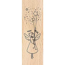 Holzstempel "Engel", 2,3 x 7 cm