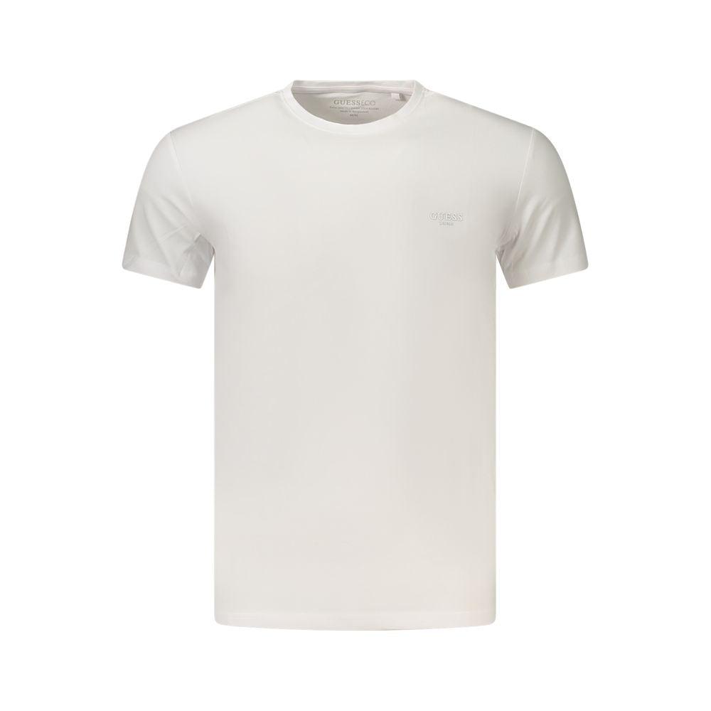 Guess Jeans Witte Katoenen Heren T-Shirt