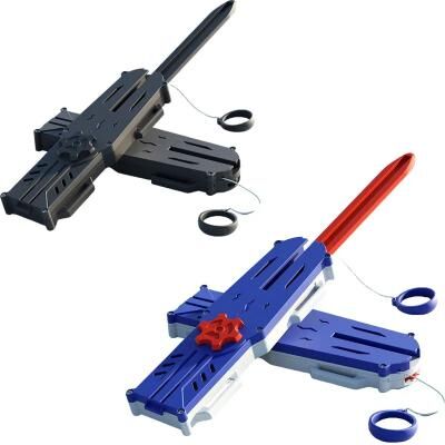 Inspire Select Telescopic Battle Sword Fidget Toy Multiplayer Parent Child Interactive Game black Blue 2 Pcs