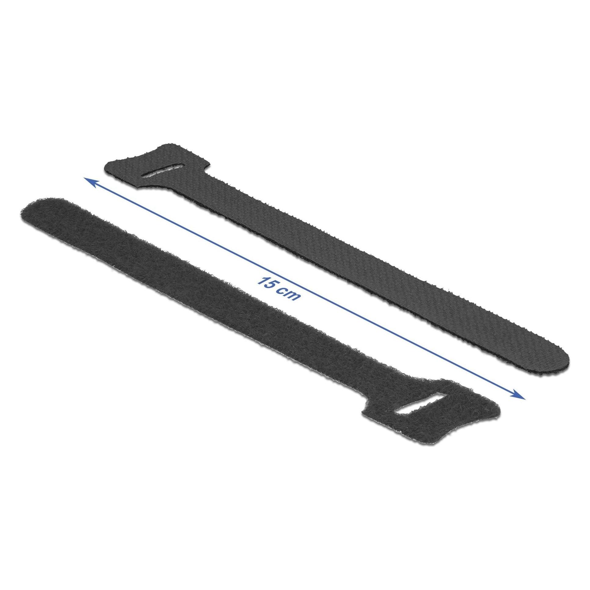 Delock Kabelbinder (Klettkabelbinder, 150 mm, 10 Stk.) (18686)