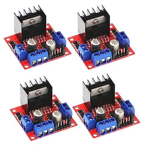 4 stuks L298N Motor Drive Controller Board Module Dual H-brug DC stappenmodule voor Arduino