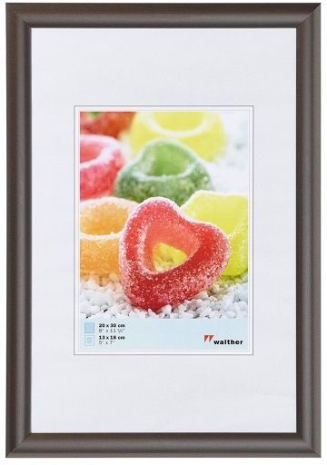 Walther Kunststoffrahmen Trendstyle KP824D 18x24cm stahl