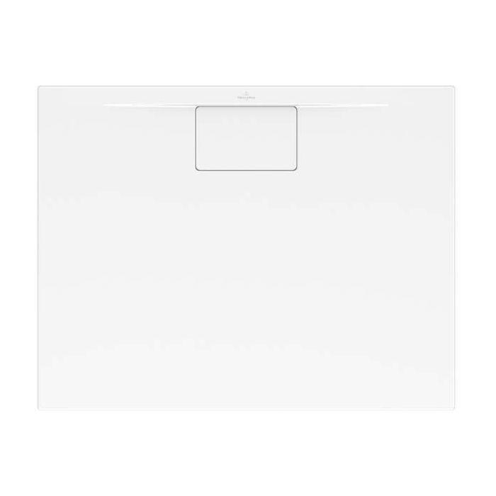 Villeroy und Boch Architectura Metalrim Duschwanne A1290ARA215CV01 weiß, 120x90x1,5cm, mit Installationsset