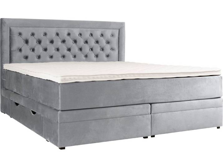 Home affaire Boxspringbett Julien, mit Taschenfederkernmatratze