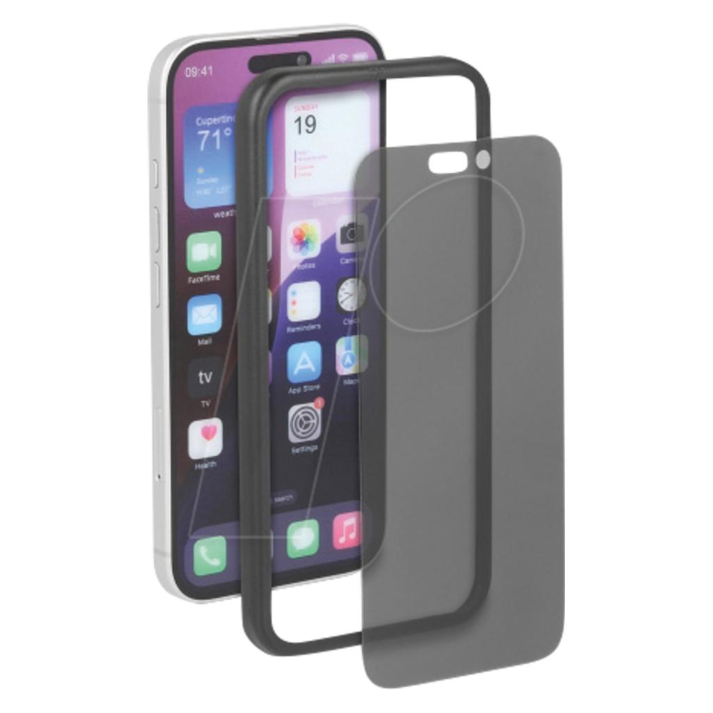 Delock Schutzfolie für iPhone 16 mit Sichtschutz aus gehärte (1 Stk., Apple iPhone 16) (81281)