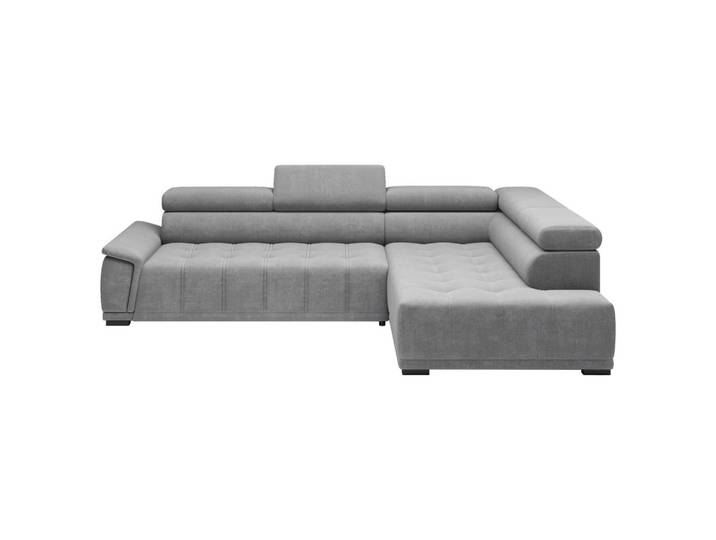 Ecksofa Gremio Rechts Blaugrau