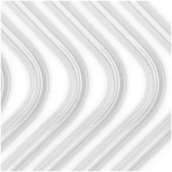 EKWB EK-Loop Hard Tube 14/10mm Acryl, gebogen 90 Grad - 80cm, 6 Stück (0.80 m, Kunststoff), Wasserkühlung Schlauch, Transparent