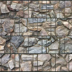zaun|zu® Sichtschutzstreifen Bretagne bedruckter Sichtschutz 2,5m x 2,0m