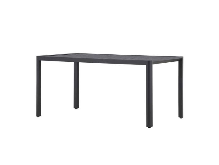 Gardenson Gartentisch, Schwarz, Metall, rechteckig, eckig, 85x72x150 cm, wetterbeständig, Gartenmöbel, Gartentische, Gartentische