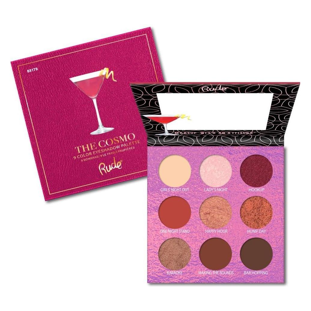 Rude Cosmetics Cocktail Party 9 Eyeshadow Palette 11,25 gr. - The Cosmo (3788179)