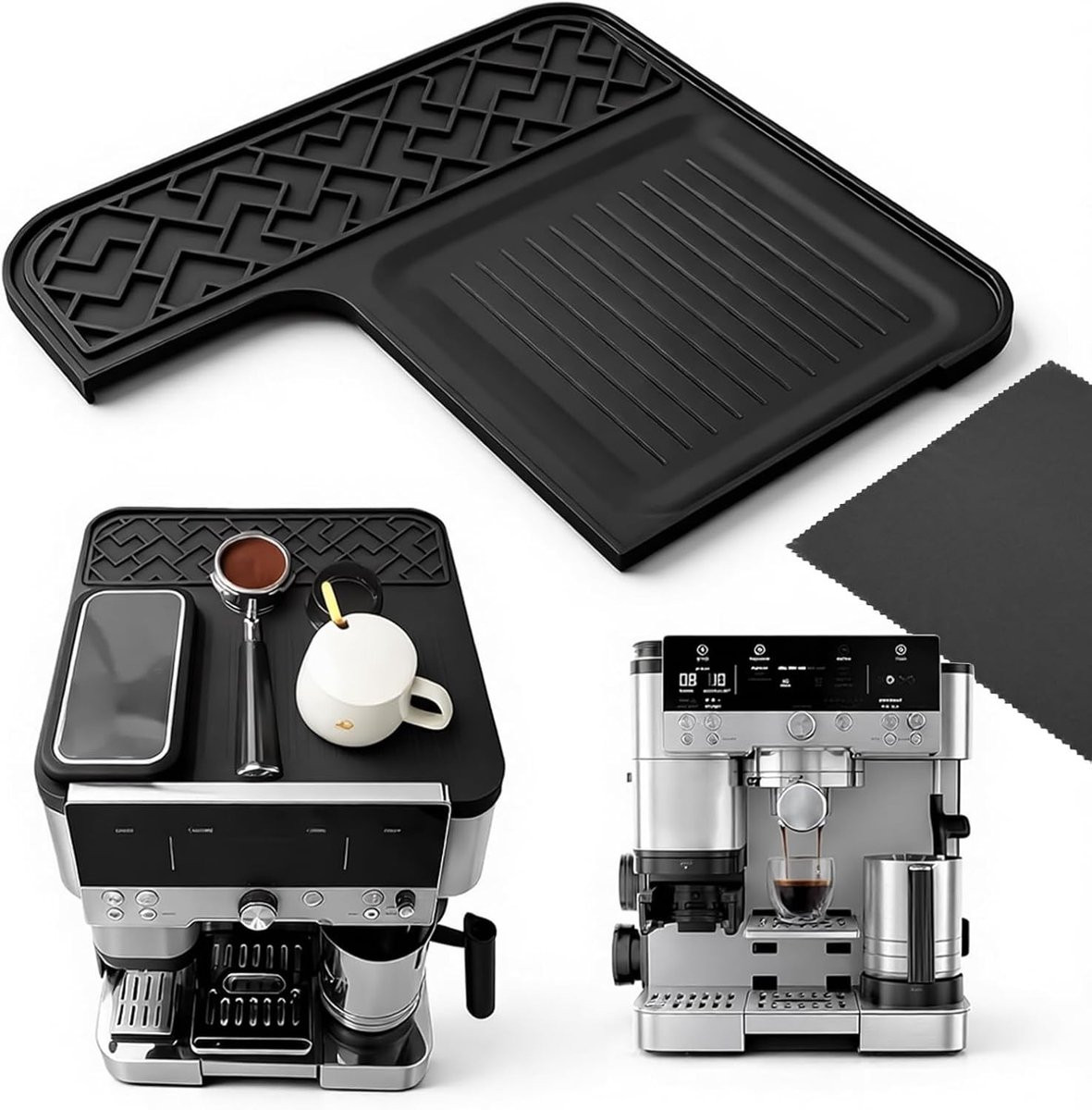 Topmat voor Ninja Luxe Cafe Premier ES601 & ES701 - Silicone Antislip Mat, Krassenbestendig, Water- en Warmtebestendig