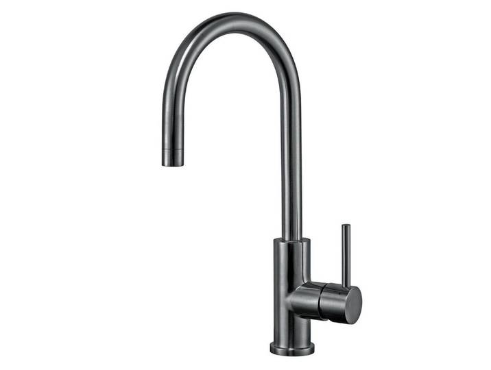 keenberk Spültischarmatur Armatur Victory GT2008 Hochdruck GunMetal mit Flexanschlussschläuche